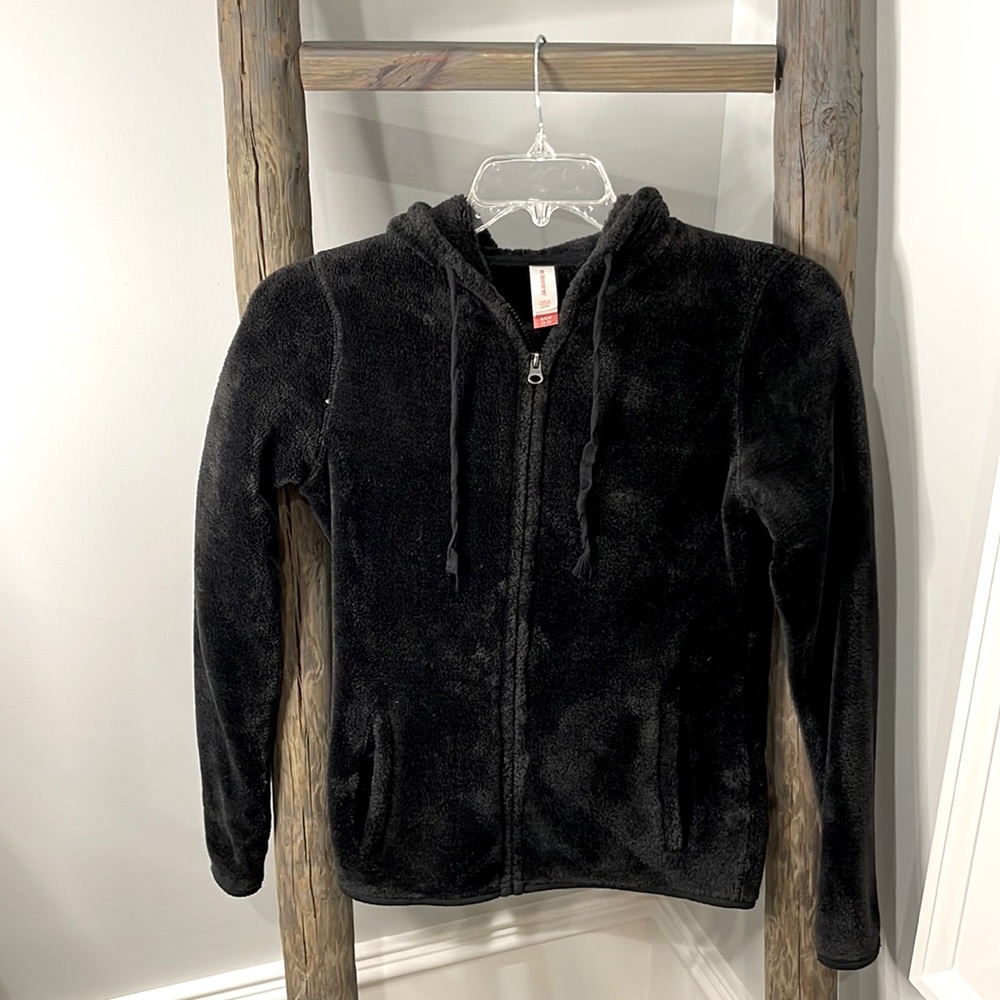 Black zip up jacket